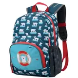 Donau Elektronik DONAU Kindergartenrucksack Eisbär Kunstfaser blau/weiß