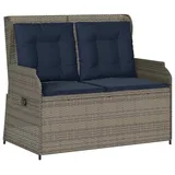 vidaXL Gartenbank 1-tlg 220 x 60 x 70 cm Grau