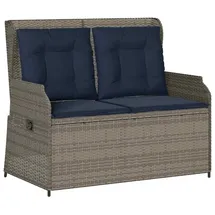 vidaXL Gartenbank 1-tlg 220 x 60 x 70 cm Grau
