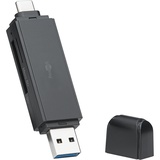 goobay 58261 Kartenleser USB 3.0 & USB-CTM 2-in-1 Kartenlesegerät