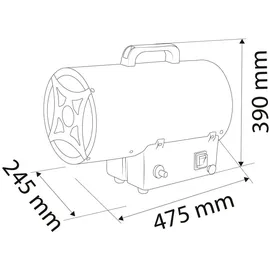 Neo Tools Gasheizung, Heizkörper, Schwarz