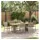 vidaXL Garten-Essgruppe 7-tlg. Grau