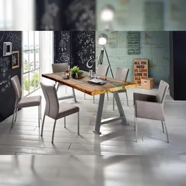 SIT Möbel Tischplatte altholz lackiert | L 200 x B 100 x H 4 cm | bunt | 07180-98 | Serie TOPS & TABLES