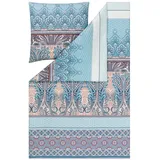 Estella Carmen ornamental Blau 155 x 220 cm + 80 x 80 cm