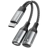 DUDAO USB-C Adapter 2 m Grau