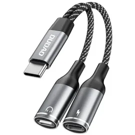 DUDAO USB-C Adapter 2 m Grau