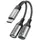 DUDAO USB-C Adapter 2 m Grau