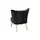 Max Winzer Sessel Alessandro Samt 70 x 80 x 66 cm Schwarz