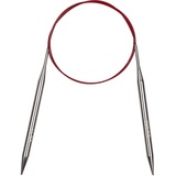 Aeelike 100 cm Rundstricknadel Set, 8,0 mm Edelstahl Rundstricknadeln mit Farbiges Stahlseil, Metall Rundstricknadeln Set mit Größe, Ergonomische Stricknadeln Rundstricknadel für Arthritische Hände