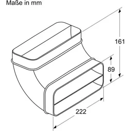 Siemens HZ9VDSB2 Flachkanalbogen 90° vertikal L