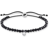 Thomas Sabo Armband schwarze Perlen mit weißem Stein 925 Sterling Silber A1987-401-11-L20v