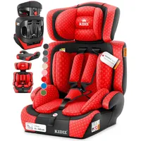 Kidiz Autokindersitz rot/schwarz