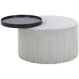 SalesFever Coffeetable Grau MDF 70 x 44 cm