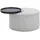 SalesFever Coffeetable Grau MDF 70 x 44 cm
