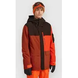 O'Neill Fwc'peak Pro Snow Jacket bonfire colour block M