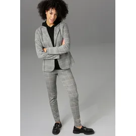 Aniston CASUAL Blazer kariert Gelb/Schwarz/Weiß 38