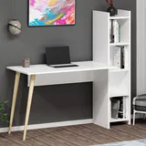 Givayo Möbel CM6008BB Weiss Schreibtisch Arbeitstisch Computertisch - Weiß