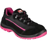 BULLSTAR Damen-Sicherheitsschuh, schwarz, Veloursleder - Größe 41,