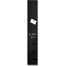 Sigel Glas-Magnettafel artverum 12 x 78 cm Schwarz