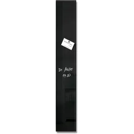 Sigel Glas-Magnettafel artverum 12 x 78 cm Schwarz