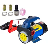 GOTLUCK Diesel Umfüllpumpe 12V 260W Elektrische Kraftstoff Wasser Umfüllpumpe 45L/Min Ölabsaugpumpe mit Kupfermotor zum Umfüllen von Diesel, Kerosin