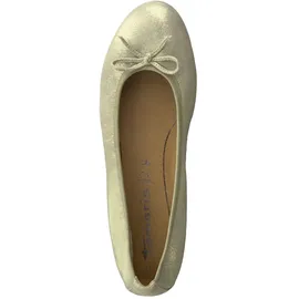 TAMARIS Damen, Ballerina Leder flach, braun, 40 EU