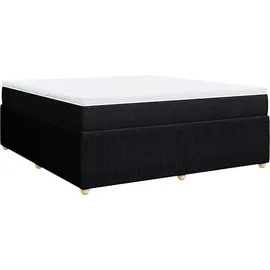 vidaXL Boxspringbett 180 x 200 cm Schwarz