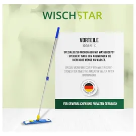 Wisch-Star Wischmopp-Set 50 cm Grau