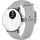 Withings ScanWatch Light 37 mm perlweiß, Sport Fluorelastomer-Armband grau/silber
