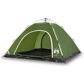 vidaXL Kuppelzelt 5 Personen Grün