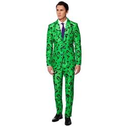 SuitMeister Kostüm SuitMeister The Riddler, Da bleibt keine Frage offen: cooler Anzug für schräge Schurken grün XL