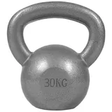 GORILLA SPORTS Kettlebell Kettlebell Gusseisen 2-32 KG silberfarben