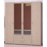 Parisot Drehtürenschrank Enjour 160 x 185 x 51 cm Eiche