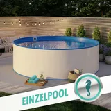 MTH Fluidra Stahlwand Rundpool Ø 500 x 135 cm inkl. Einlaufdüse