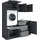 laundreezy Mehrzweckschrank-Set 168 x 238 x 68 cm Grau