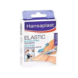 BEIERSDORF Hansaplast Pflaster Elastic Heftpflaster braun 1 m x 6 cm 10 St.