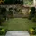 CLP Gartenzaun 124 x 116 cm Antik Braun/Metall
