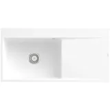 Villeroy & Boch Subway Style 60 flat links stone white + Handbetätigung