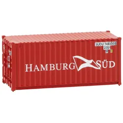 Container 20t Hamburg Süd Bausatz Modell von Faller 1:87