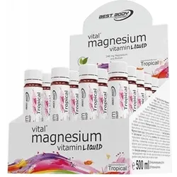 Best Body Nutrition Magnesium Liquid Shots (20x25ml) Tropical One Size