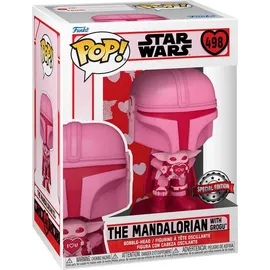 Funko POP! Star Wars Valentines - The Mandalorian with Grogu Exclusive