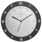 TFA Wanduhr 60.3553.10 Lumoclock LED Funkuhr, Ø 30,3 cm, beleuchtet, silber