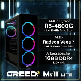 Greed MK2 Lite AMD Ryzen 5 4600G AMD Radeon Vega 7