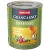 GranCarno Superfoods Huhn + Spinat, Himbeeren, Kürbiskerne 6 x 800 g