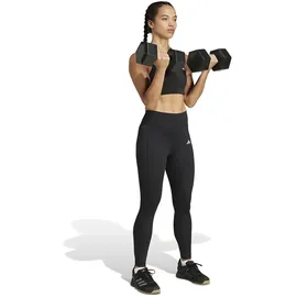 adidas Optime Rib 7/8 Leggings - Black - M