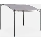 sweeek Wand-Pergola Brestum 3 x 2,5 m taupe