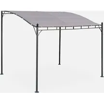 sweeek Wand-Pergola Brestum 3 x 2,5 m taupe
