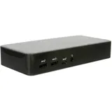 Targus DOCK460 (USB-C, Dockingstation + USB Hub, Schwarz