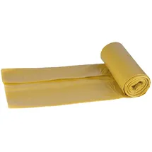 Donau Elektronik DONAU ECO Müllbeutel 60 l Stark für Metall Kunststoff/Gelb / 10 Müllbeutel/ 1 Rollen/Blauer Engel Zertifiziert/ 100% Recycling Material (LDPE) / Müllsack Mülltüte Abfallsäcke