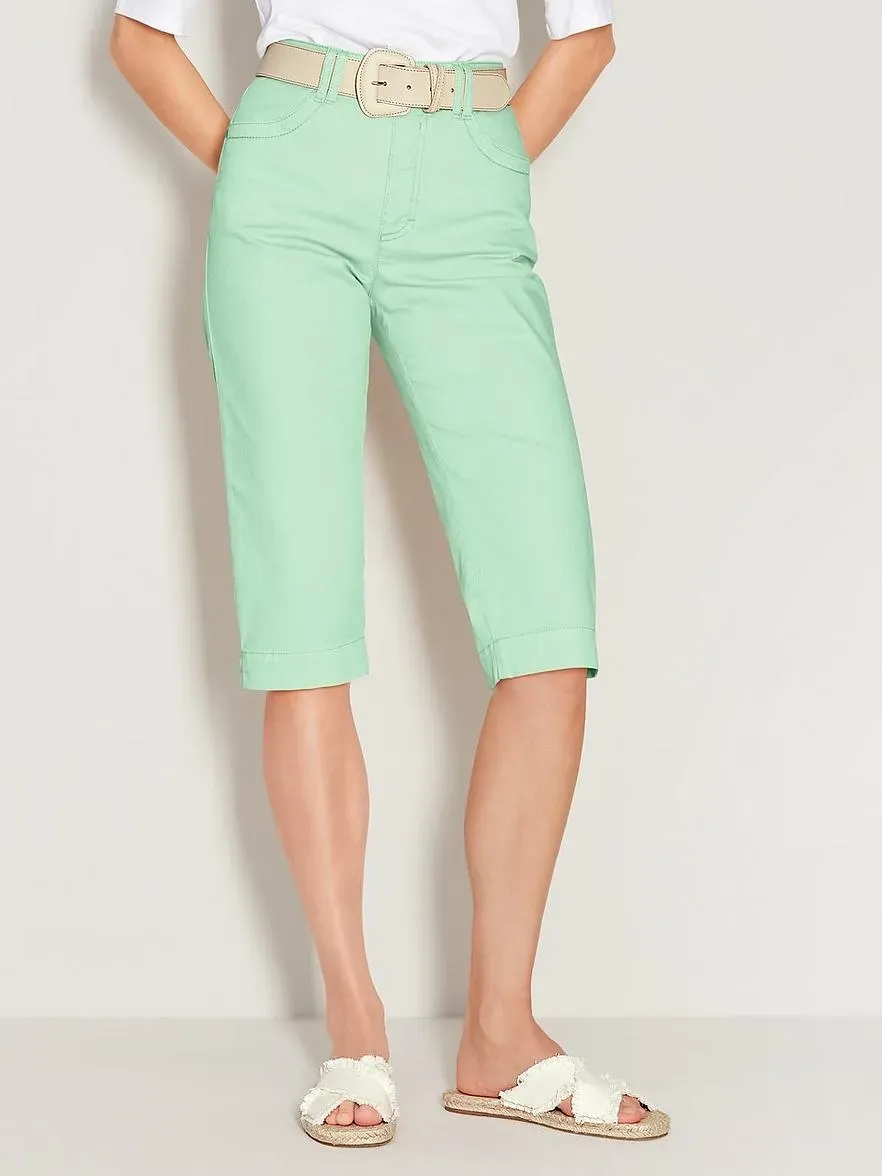 Capri-Hose Peter Hahn grün, 50